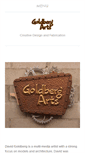 Mobile Screenshot of goldbergarts.com